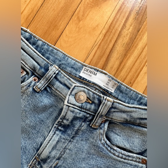 Ripped Denim Skinny Jeans Bershka - Picture 3 of 4